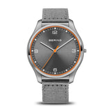 Bering Classic 42mm Acier Gris