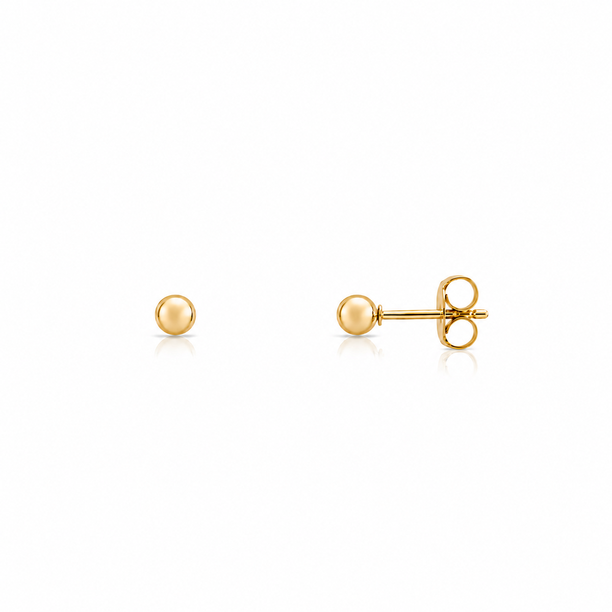 Boucles d'Oreilles Boules Or 10K