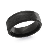 Bague Cobalt Classique – Alliance Homme Malo