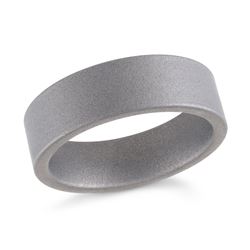 Bague Tungstène Lignes Épurées – Alliance Homme Malo