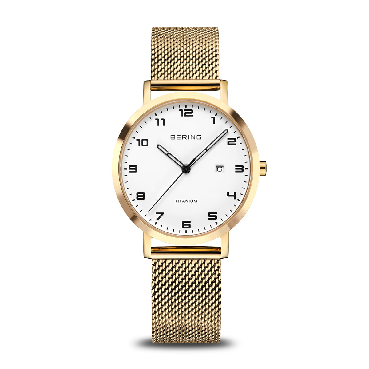 Bering Titanium Femme Cadran Rose 34mm