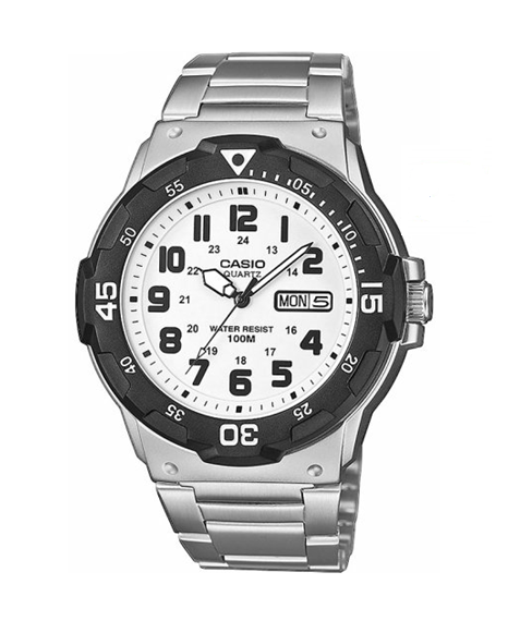 Casio MRW-200H Cadran Blanc Acier