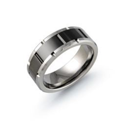Matte Finish Tungsten Ring β Malo Men's Wedding Band