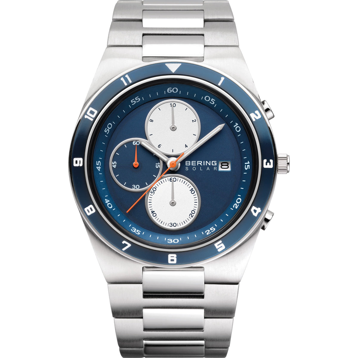 Montre Bering 34440-708 cadran bleu acier
