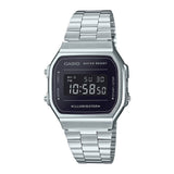 Montre Casio A168WEM-1VT digitale acier
