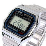 Montre Casio A158WA-1CR digitale acier