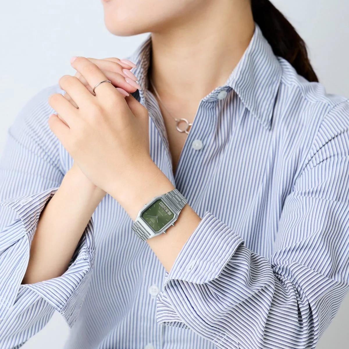 Casio AQ230 Cadran Vert