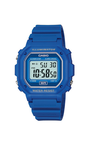 Montre Casio F-108WH-2ACF digitale bleue