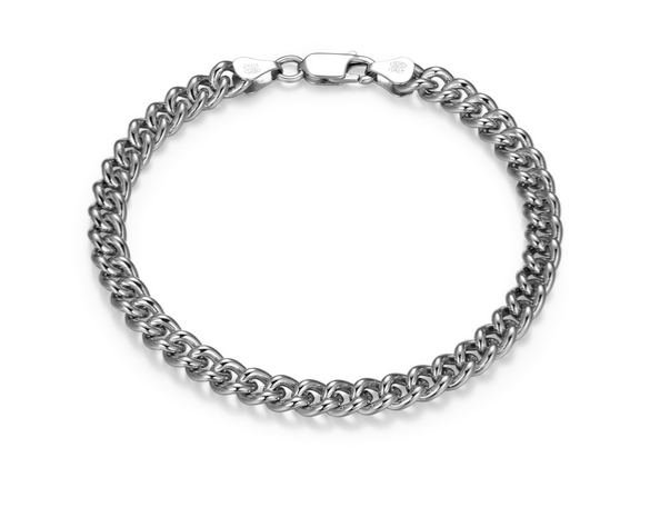 Bracelet Chaîne Gourmette 180 Flat Curb – Ethos Argent 925