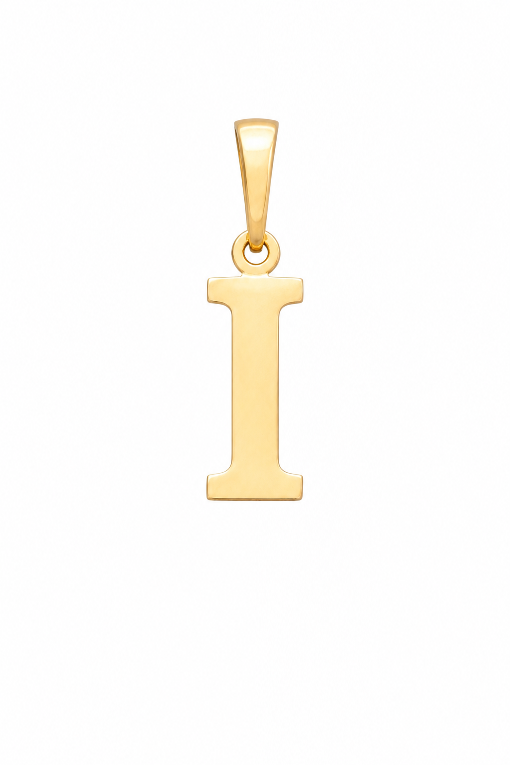 Pendentif Lettre Or Jaune 10K