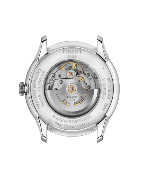 Tissot Chemin des Tourelles Powermatic 80 41mm Two-Tone Blue