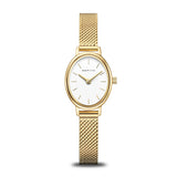 Bering Classic Femme Ovale Dorée 29mm