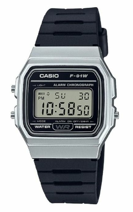 Montre Casio F91WM-7ACF digitale blanche