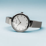 Bering Classic Argent Maille Acier