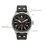 Montre Citizen Avion BX1010-02E bracelet cuir