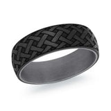 Bague Tantale Fini Brossé – Alliance Homme Malo