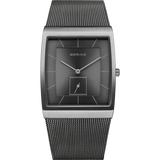 Bering Classic 33mm Acier Bleu