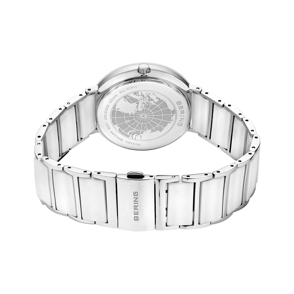 Montre Bering Ceramic 11435-754 bleu et or rose