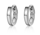 Boucles d'oreilles ELLE argent 925 deux rangs