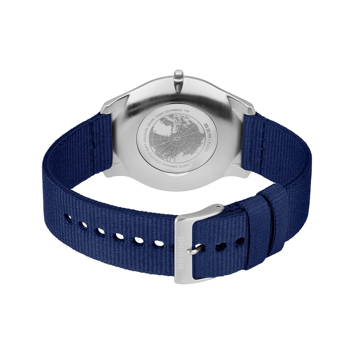 Bering Classic 42mm Acier Poli Brossé