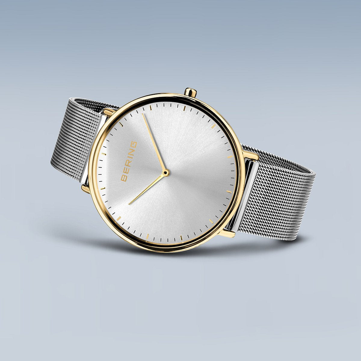 Bering Classic 39mm Bicolore Acier Or