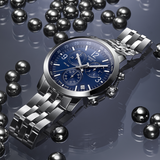 Tissot PRC 200 Chronograph cadran bleu