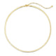 Collier serpent plat Reign en argent 925 plaqué or 18K
