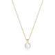 Collier perle ELLE en argent 925 plaqué or 18K
