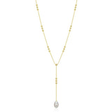 Collier station à billes ELLE en argent 925 plaqué or