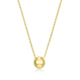 Collier demi-sphère ELLE en argent 925 plaqué or