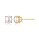 Boucles d’oreilles Reign perle et zircon en argent 925