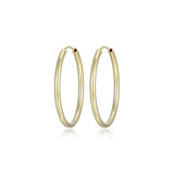 Créoles dormeuses Reign en argent 925 plaqué or 18K