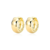 Boucles d’oreilles huggies 16 mm Reign en argent 925 plaqué or