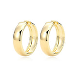 Boucles d’oreilles huggies Reign en argent 925 plaqué or
