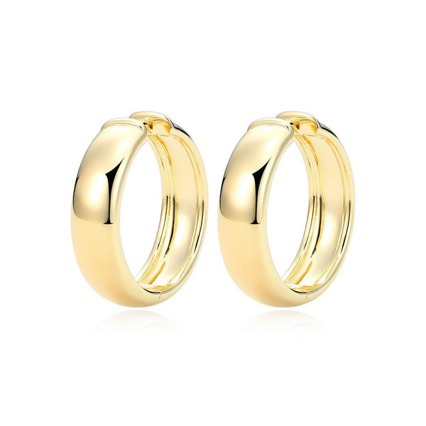Boucles d’oreilles huggies Reign en argent 925 plaqué or