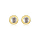 Boucles d’oreilles clous Reign en argent 925 plaqué or