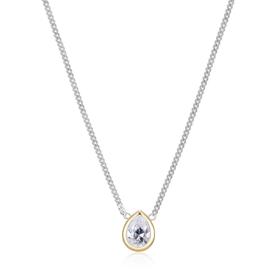 Collier goutte Reign en argent 925 plaqué or 18K