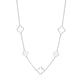 Collier station à motifs trèfle Reign en argent 925