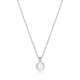 Collier ELLE à pendentif perle en argent 925 plaqué rhodium