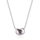 Collier à pendentif améthyste ELLE en argent 925