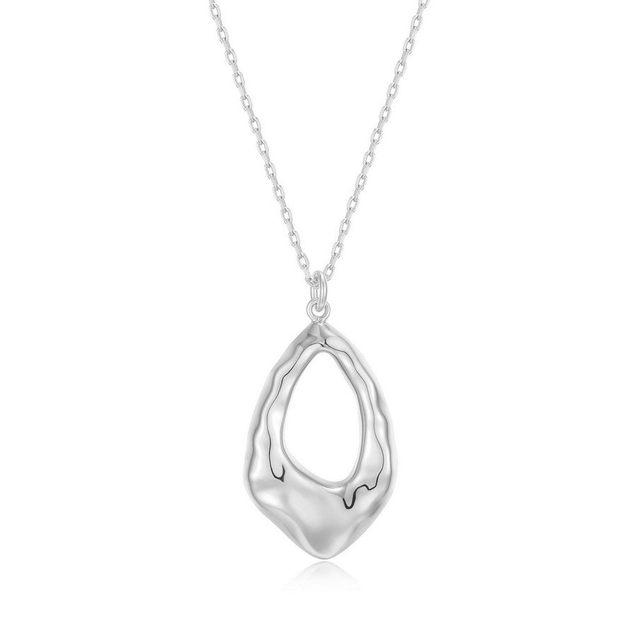 Collier céleste ELLE à pendentif poire en argent 925