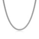 Collier chaîne gourmette (curb) 24 po Ethos en argent 925