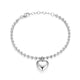 Bracelet à billes et cœur bombé Reign en argent 925