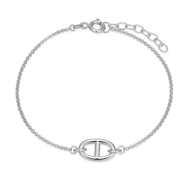 Bracelet mailles marine Reign en argent 925