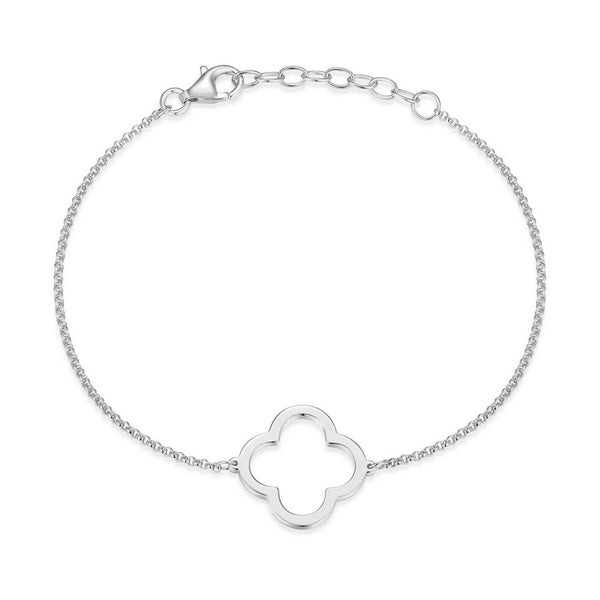 Bracelet Reign motif trèfle en argent 925