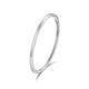 Bracelet jonc ELLE en argent 925 plaqué rhodium