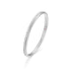 Bracelet jonc ELLE en argent 925 et zircon cubique