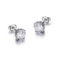 Boucles d’oreilles clous Reign en argent 925 et zircon