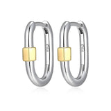 Boucles d’oreilles huggies Reign en argent 925 et plaqué or
