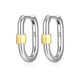 Boucles d’oreilles huggies Reign en argent 925 et plaqué or